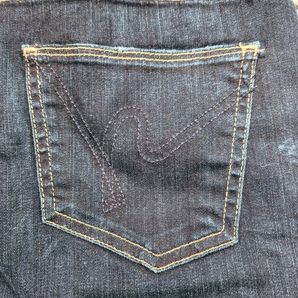 Citizen of Humanity Ava Low-rise Straight-leg Denim Jeans Size 24 - Picture 5 of 10